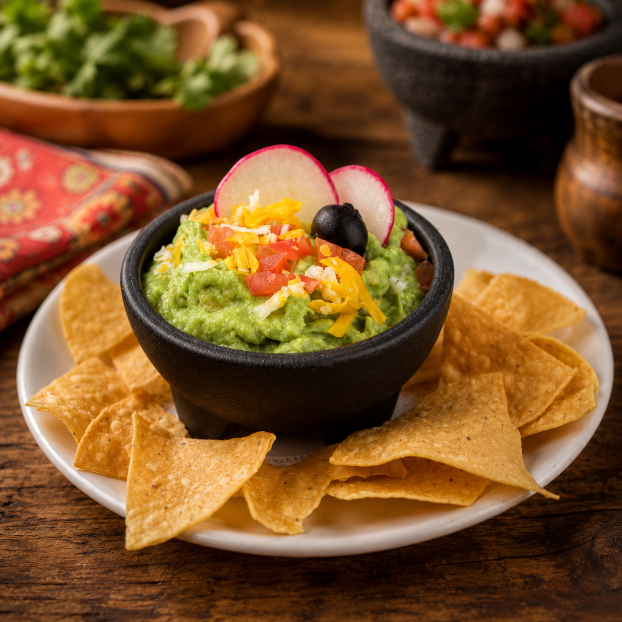 Appetizers at El Sombrero